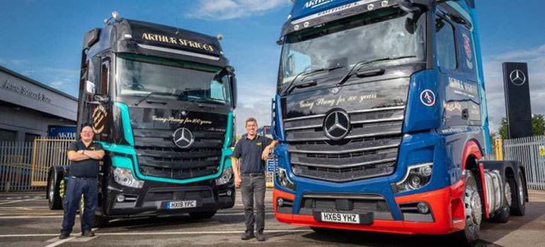 Arthur Spriggs Sons Stunning Mercedes Benz Actros Edition 1 Is A Driver S Dream